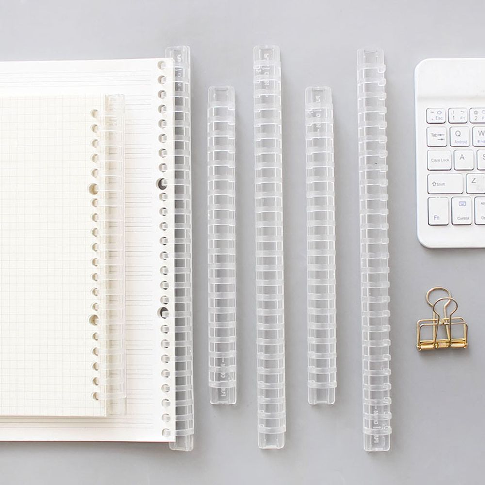 Binding Comb Plastic - untuk Album Buku Catatan, Binder Scrapbook,