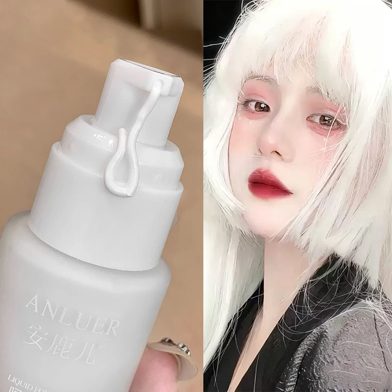 Correction Fluid White - Foundation Cair Matte Putih Tahan Air