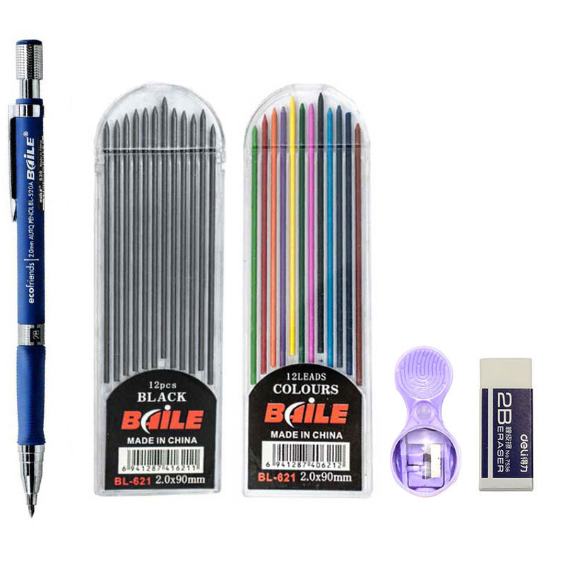 Staedtler Pencil Lumocolor - Set Pensil Mekanik 2.0Mm 2B Pensil