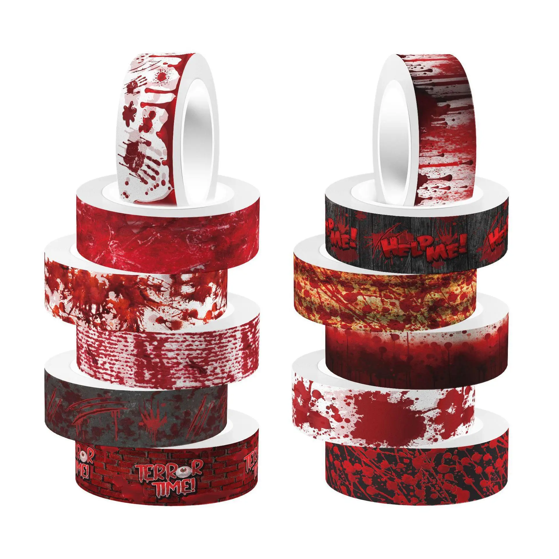 Washi Tape Set - Stiker Gulung dan Pita Kertas Berdarah