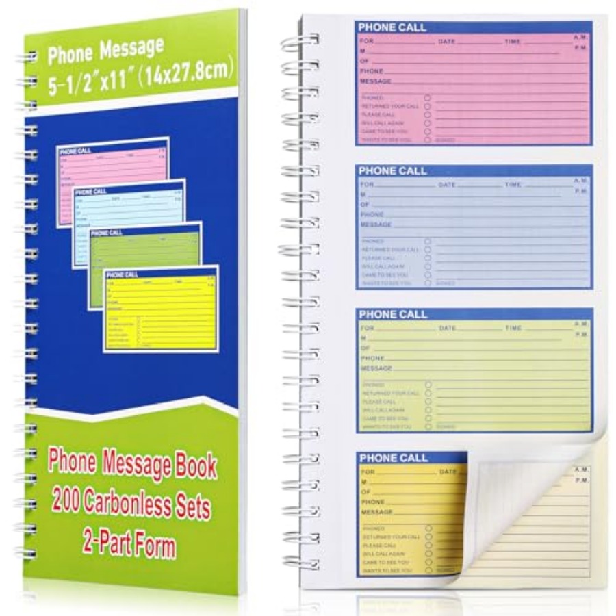 Carbon Copy Book - 1 Pcs Buku Catatan Telepon Spiral