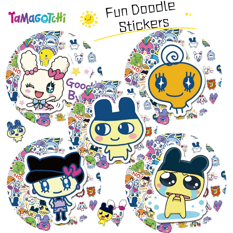 Memo Pad Sticky - Stiker Grafiti Bandai Tamagotchi Mametchi Baru,