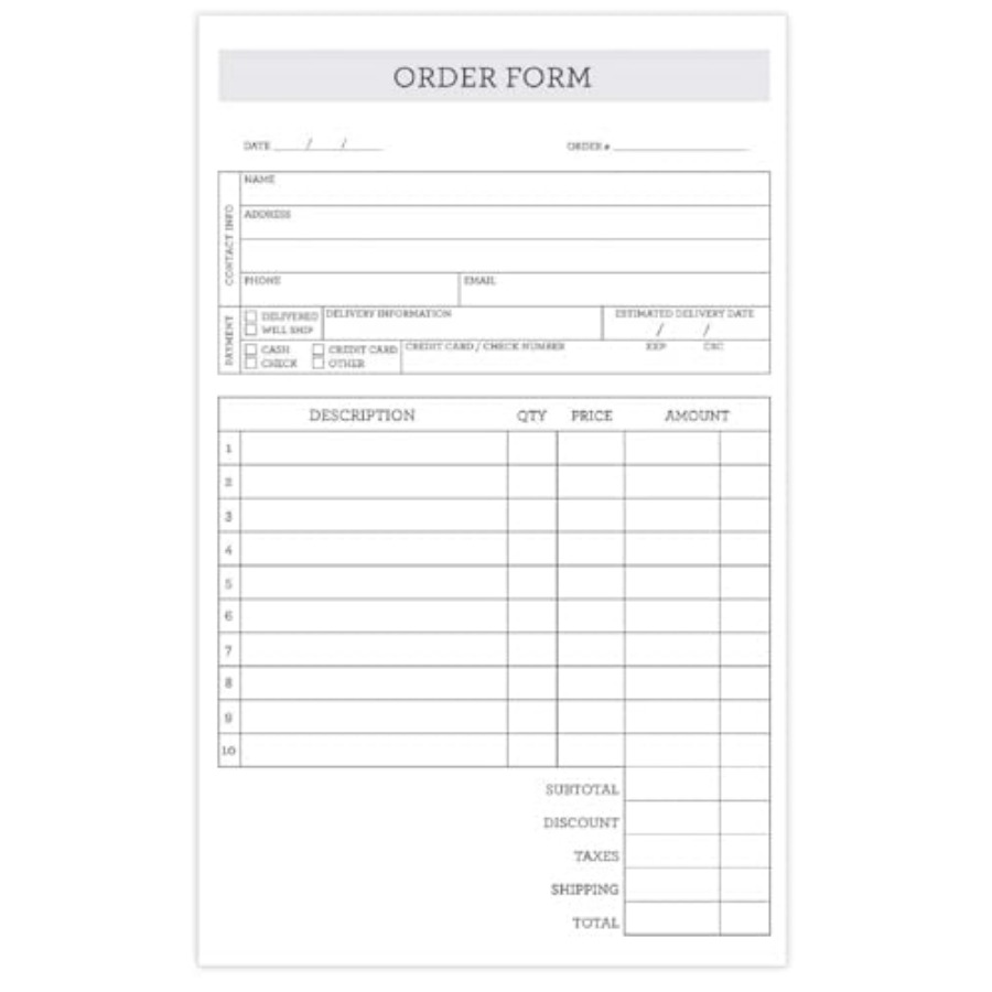 Carbon Copy Book - Buku Nota Pesanan Tanpa Karbon 2