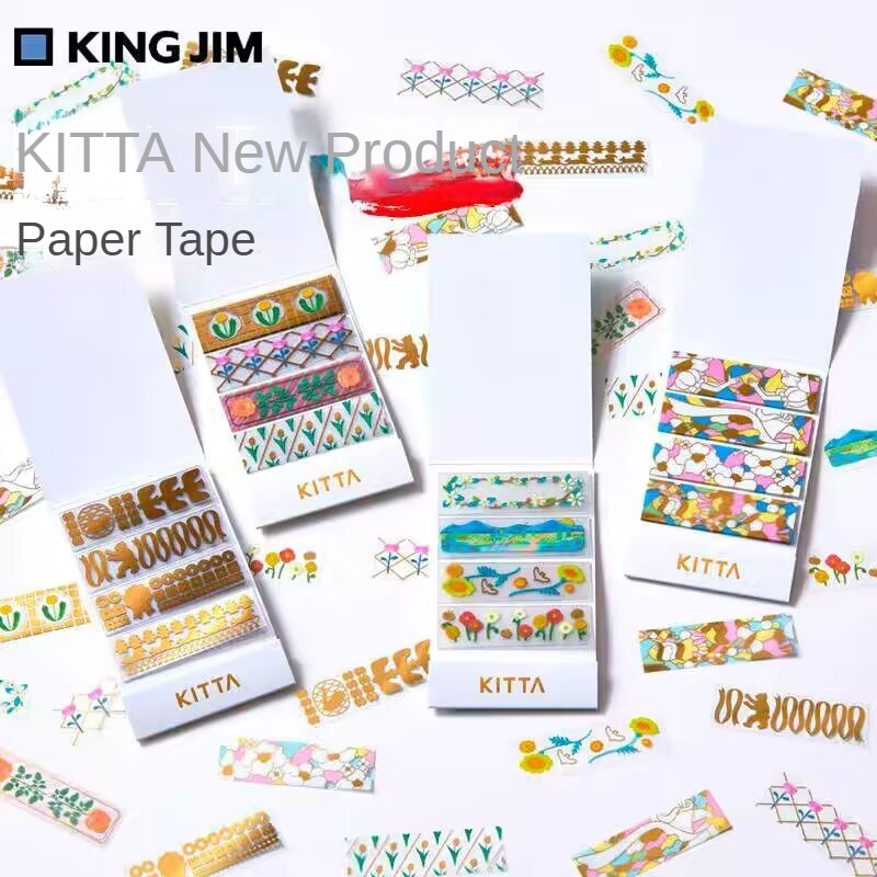 Washi Tape Set - Jepang KITTA kecil lucu Kertas selotip