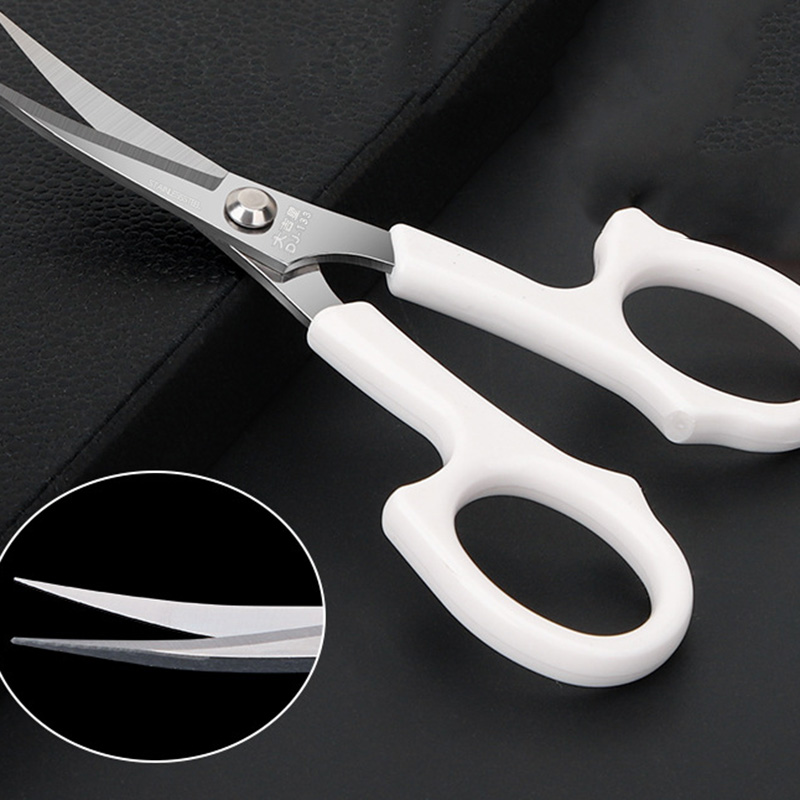 Scissors Stainless Craft - Gunting bordir kepala bengkok kain jahit