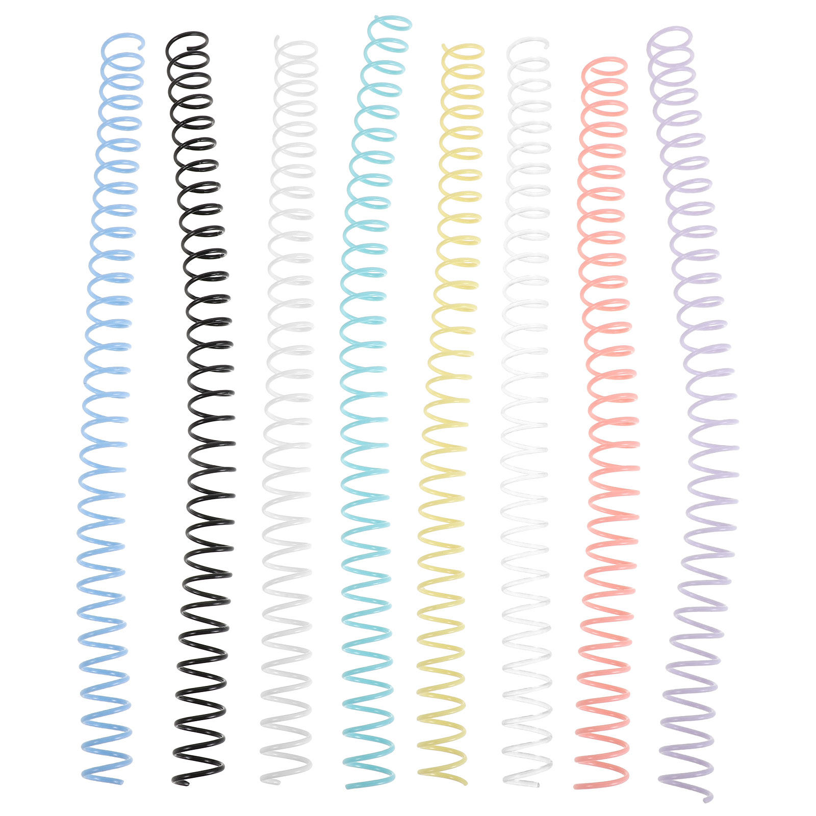Binding Comb Plastic - 8 Buah Spiral Plastik untuk Jilid