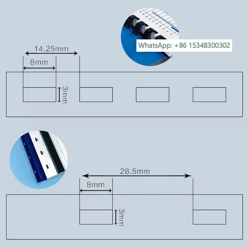 Binding Comb Plastic - Cincin Penjilid Buku Plastik PVC Biru