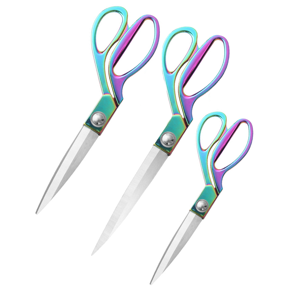 Gunting Jahit Kain Berwarna-wa - Scissors Stainless Craft ulasan dan harga