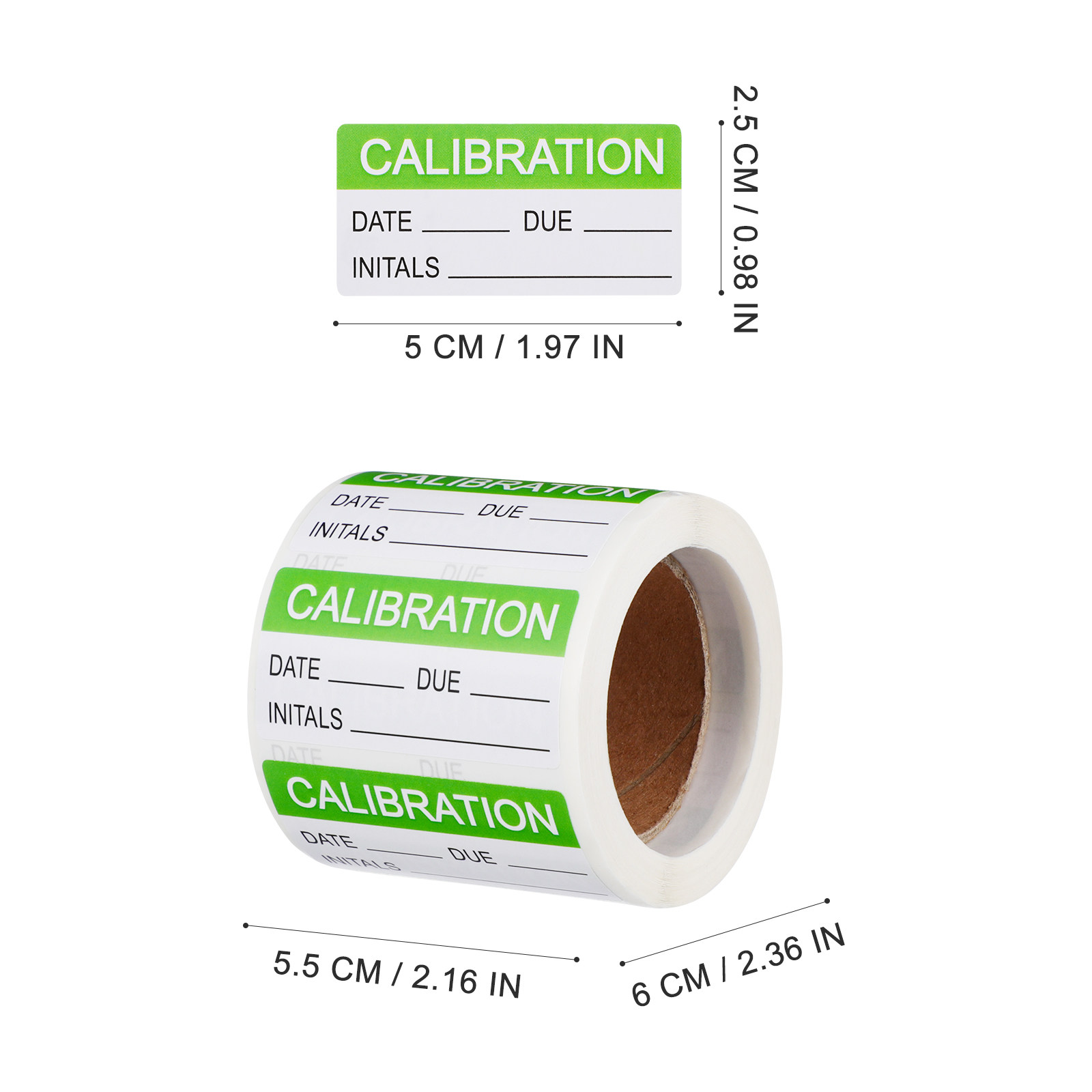 300Pcs Label Kalibrasi Gulunga - Sticker Label Roll ulasan dan harga