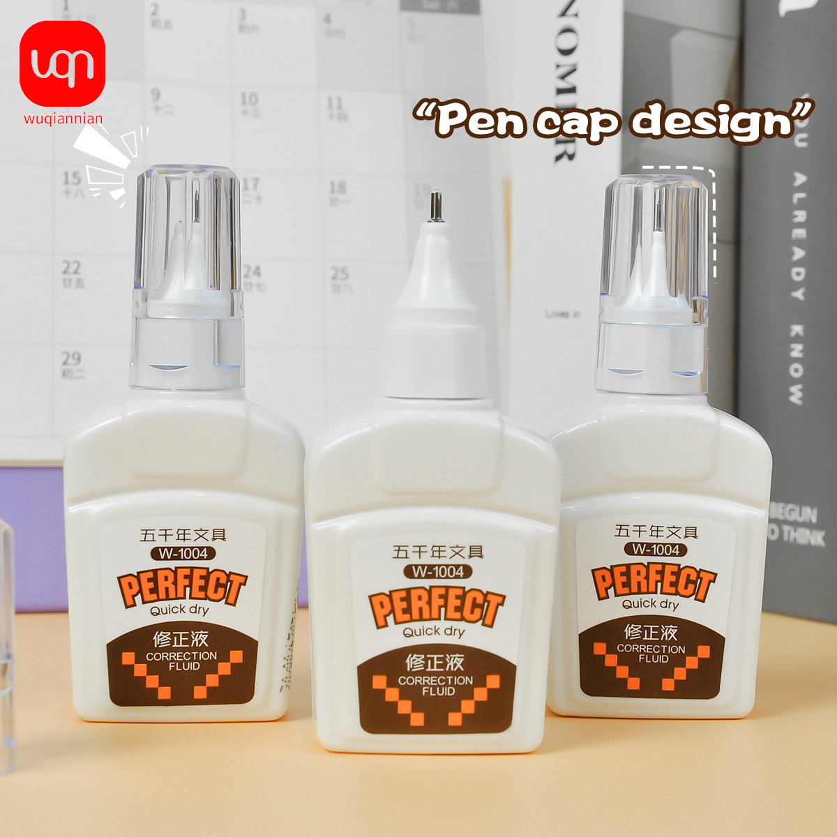 Cairan Koreksi WQN-3/6/12PCS18 - Correction Fluid White ulasan dan harga