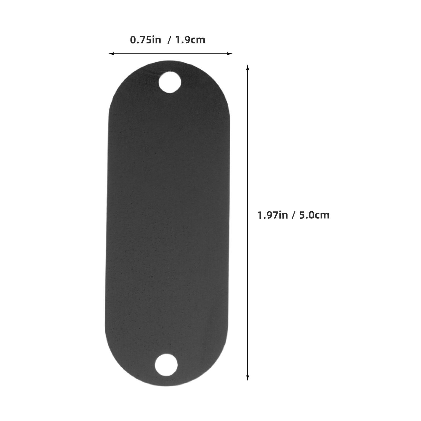 30Pcs Papan Nama Oval Hitam Ko - Desk Name Plate ulasan dan harga