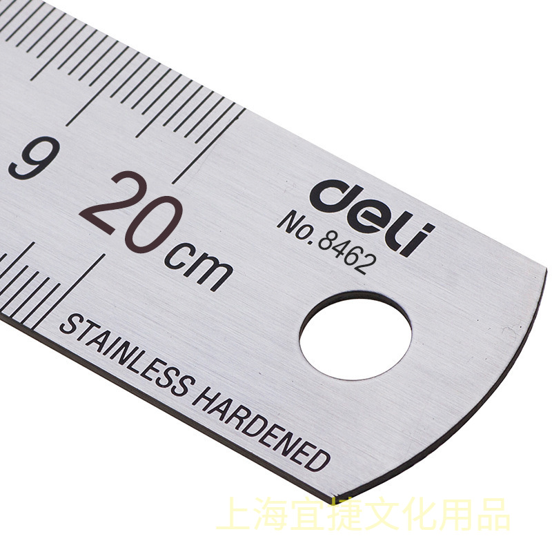 Deli 20cm penggaris lurus loga - Stationery And Office Supply Stores ulasan dan harga
