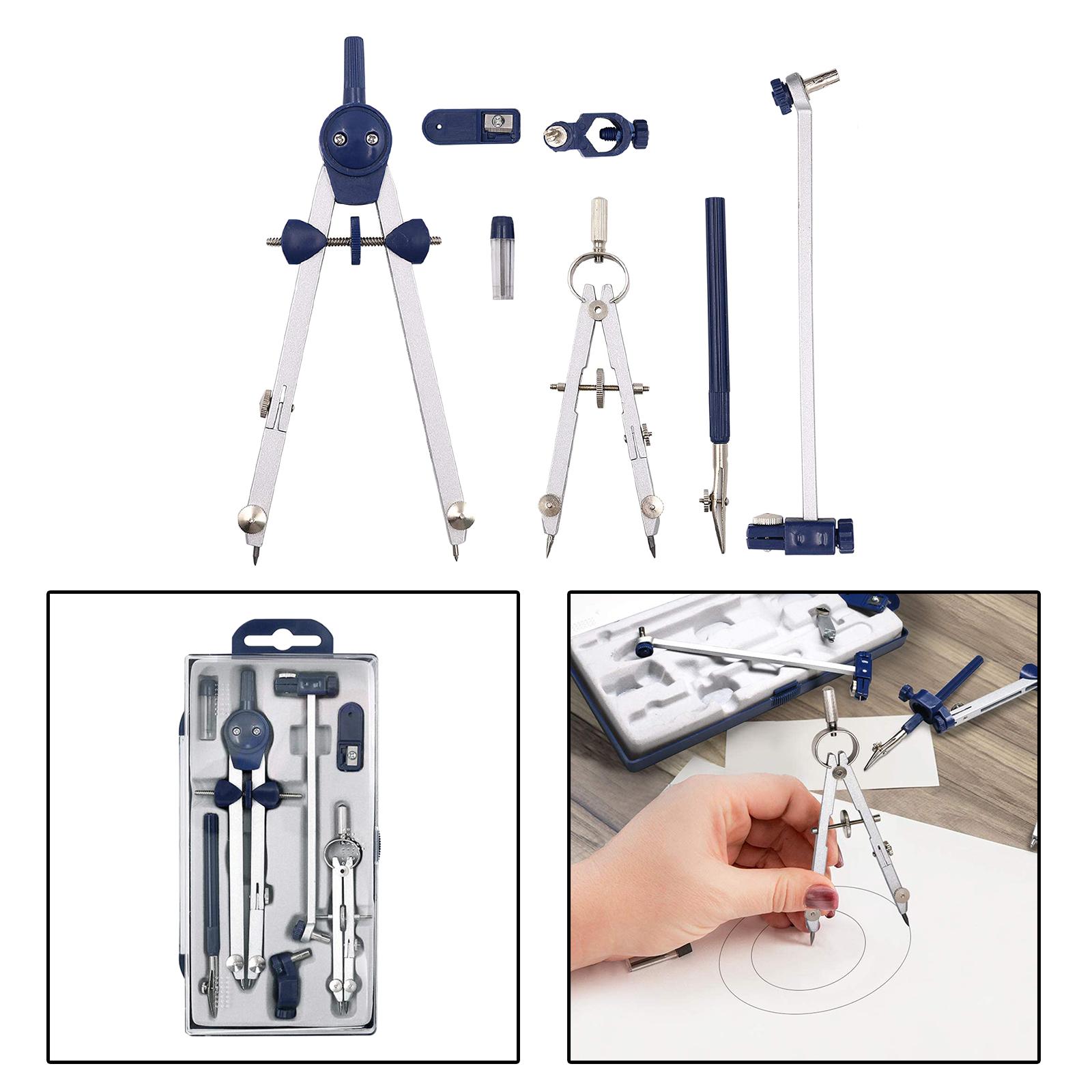 Set geometris 7 buah, alat pre - Compass Geometry Set ulasan dan harga