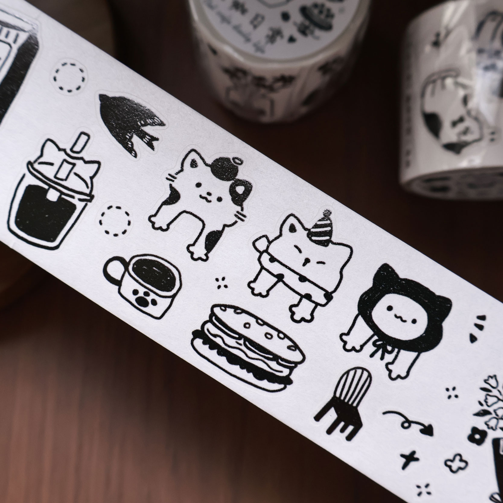 YiEr Studio Vintage Harian Kuc - Washi Tape Set ulasan dan harga
