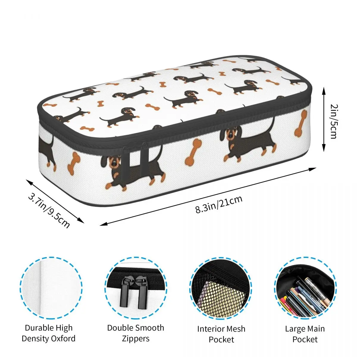 Kotak Pensil Anjing Dachshund  - Tan Stationery & Office Supply ulasan dan harga