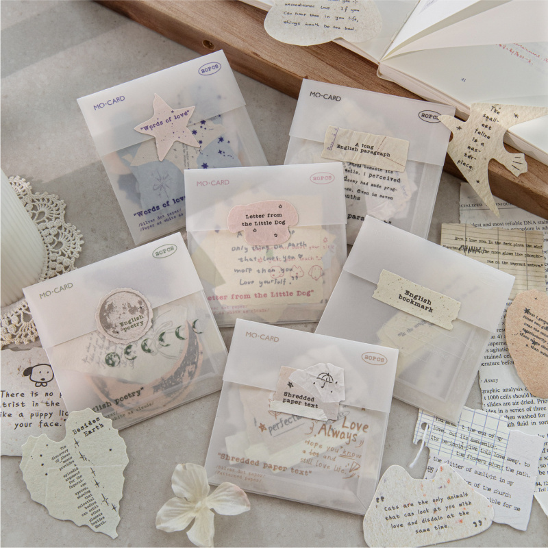 20Pcs/pak Kertas Karton Retro  - Cardstock Paper Pack ulasan dan harga
