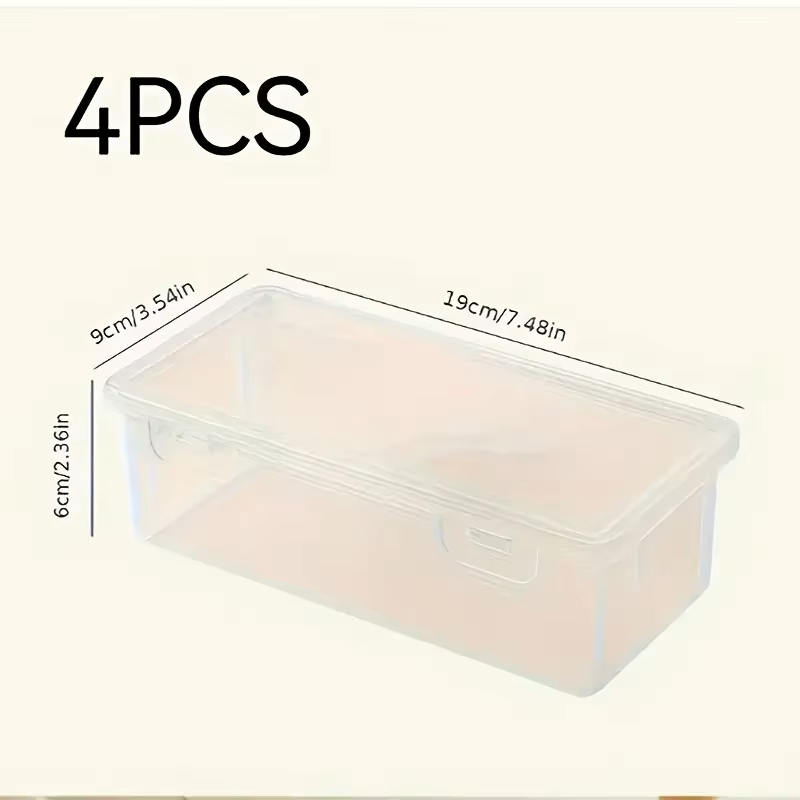 4 Kotak Penyimpanan PP Transpa - Stationery And Office Supply Stores ulasan dan harga