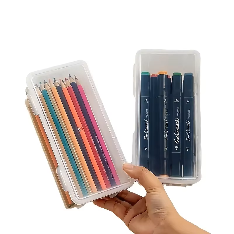 4 Kotak Penyimpanan PP Transpa - Stationery And Office Supply Stores ulasan dan harga