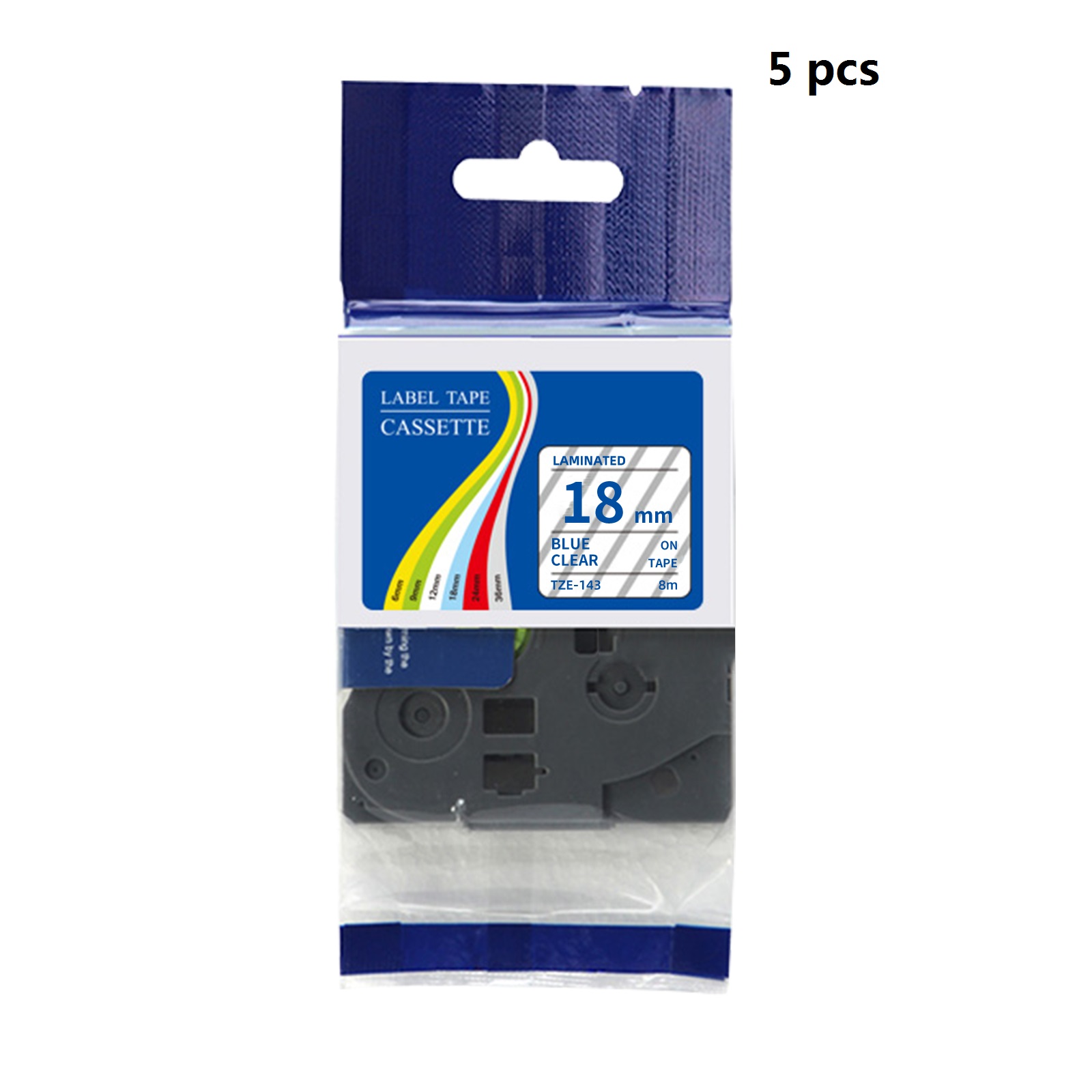 5 Pcs Pita Label Laminasi Komp - Label Printer Tape ulasan dan harga