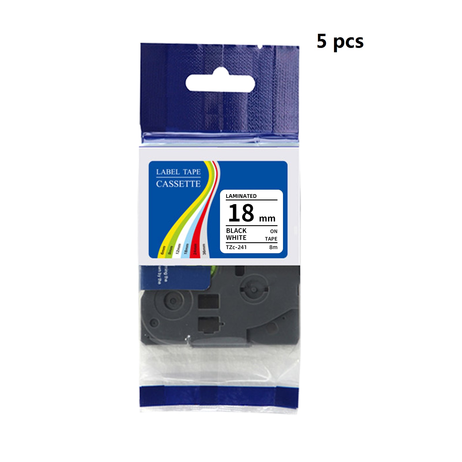 5 Pcs Pita Label Laminasi Komp - Label Printer Tape ulasan dan harga