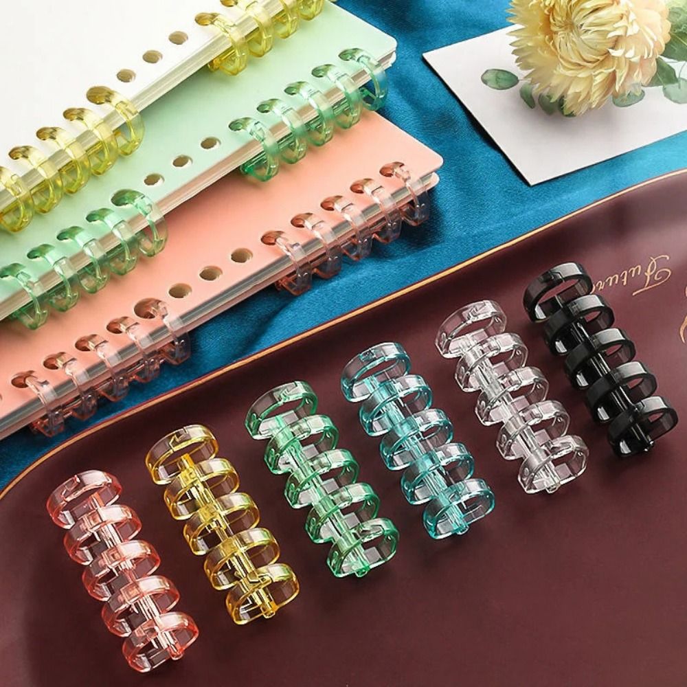 10 Buah Cincin Pengikat Snap S - Binding Comb Plastic ulasan dan harga