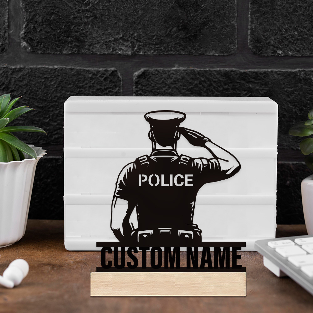 Lencana Polisi Logam Personal, - Desk Name Plate ulasan dan harga