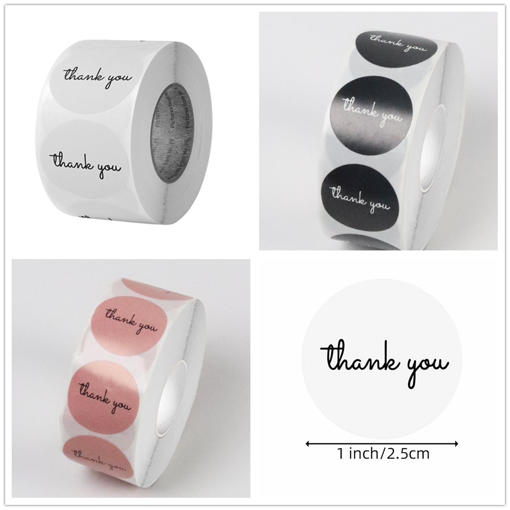 500 Stiker Terima Kasih Gulung - Sticker Label Roll ulasan dan harga