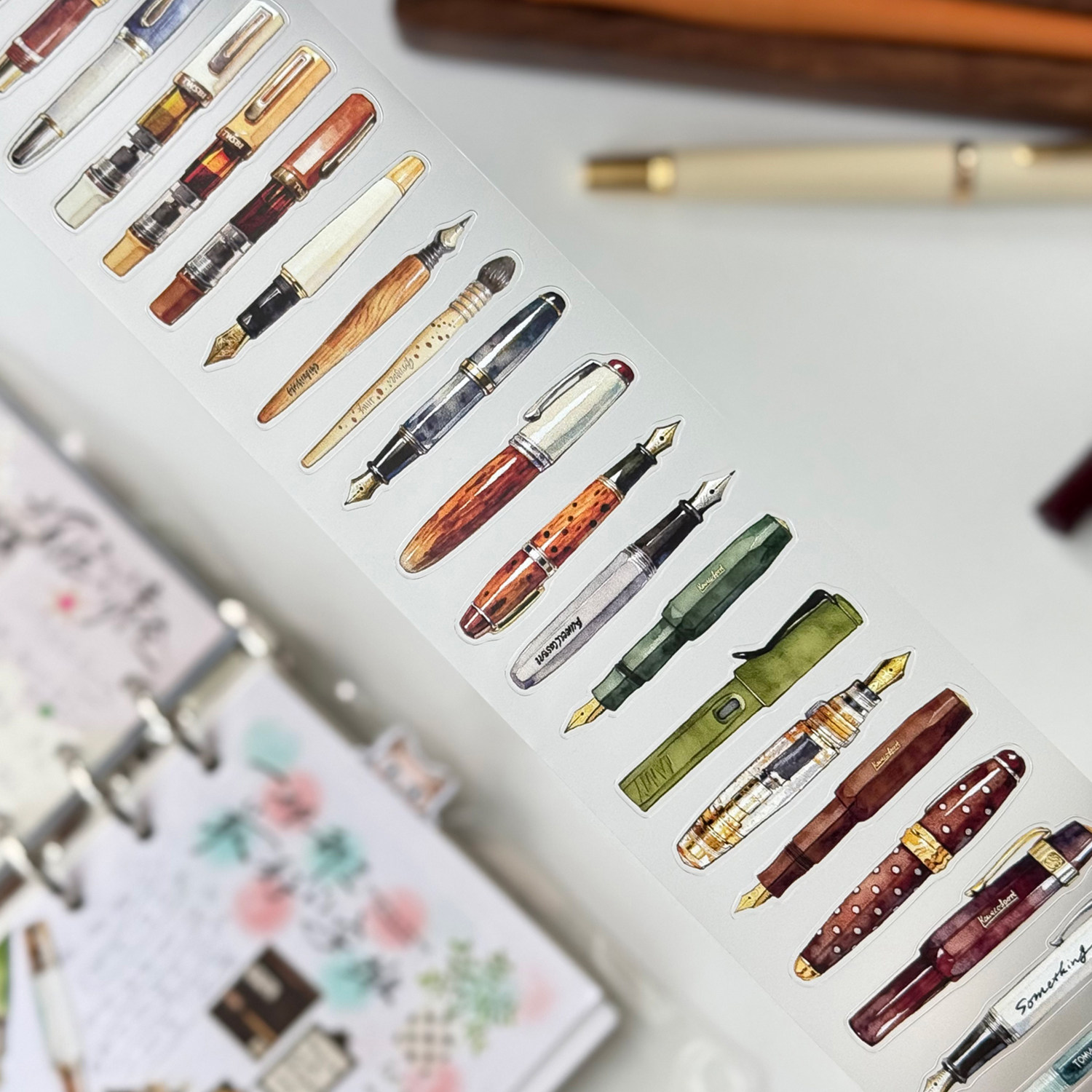 DengDeng Studio Koleksi Pena V - Washi Tape Set ulasan dan harga