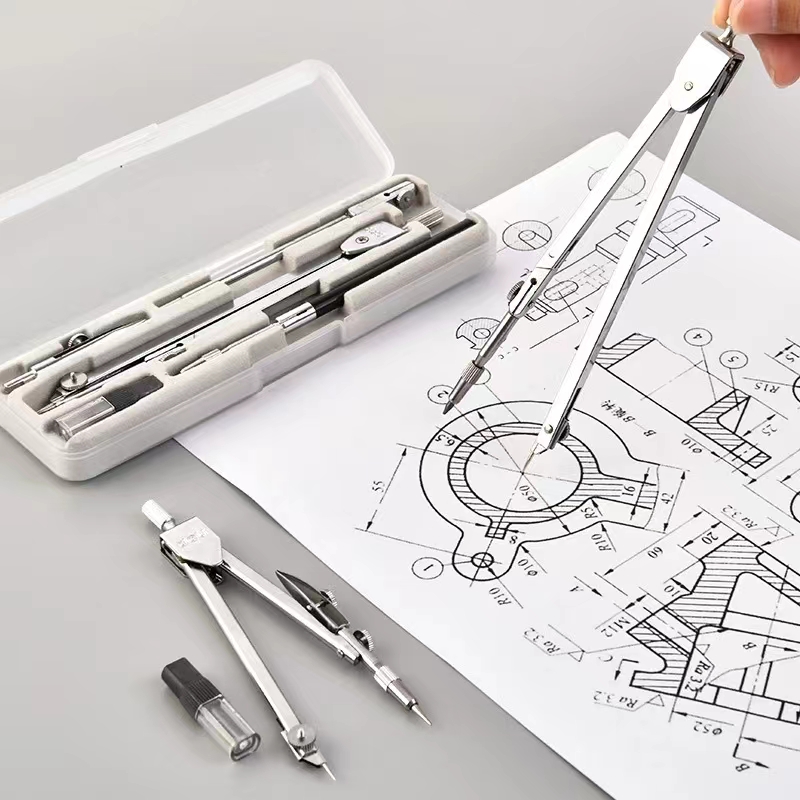 Set Penyusunan Baja Tahan Kara - Compass Geometry Set ulasan dan harga