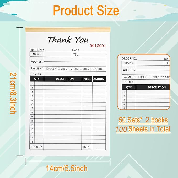 Buku Nota Terima Kasir 2 Lemba - Carbon Copy Book ulasan dan harga
