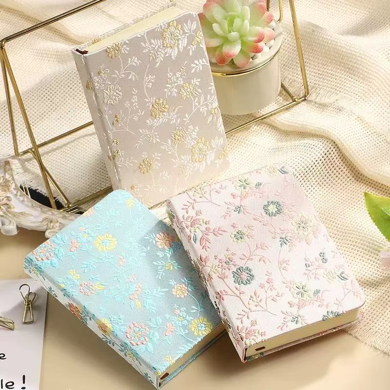 Buku Catatan Brokat Bunga Cina - Notebook Dotted A5 ulasan dan harga