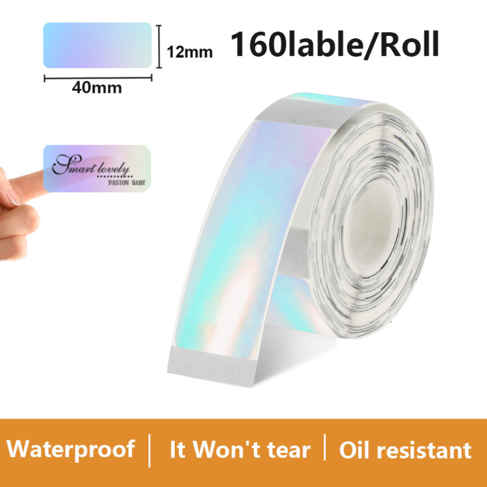Stiker Label transparan 12*40m - Label Printer Tape ulasan dan harga