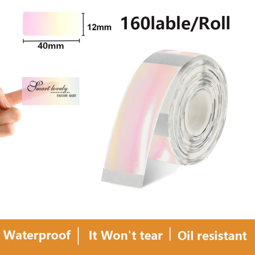 Stiker Label transparan 12*40m - Label Printer Tape ulasan dan harga