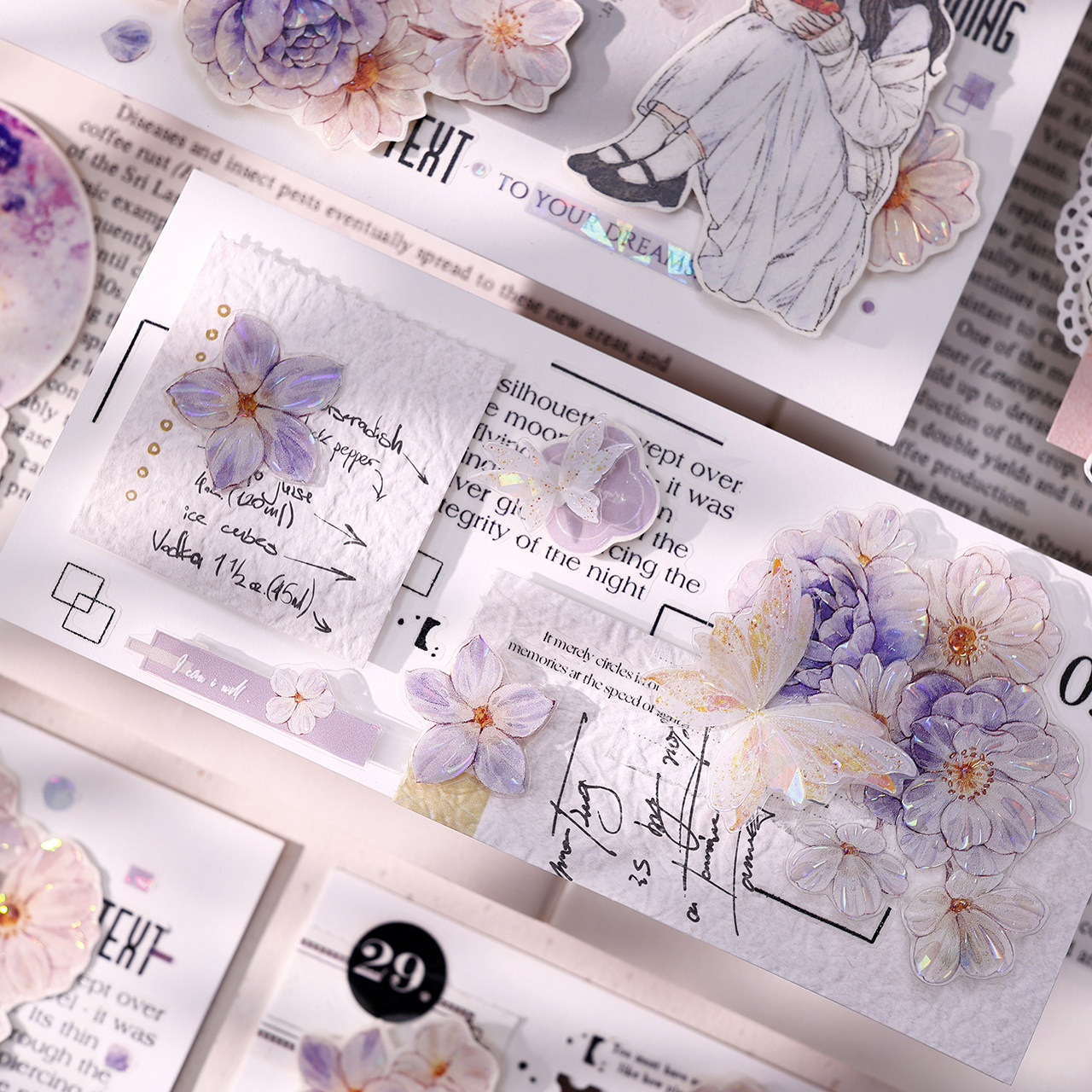 XiaoBaiJia Studio Vintage Pita - Washi Tape Set ulasan dan harga
