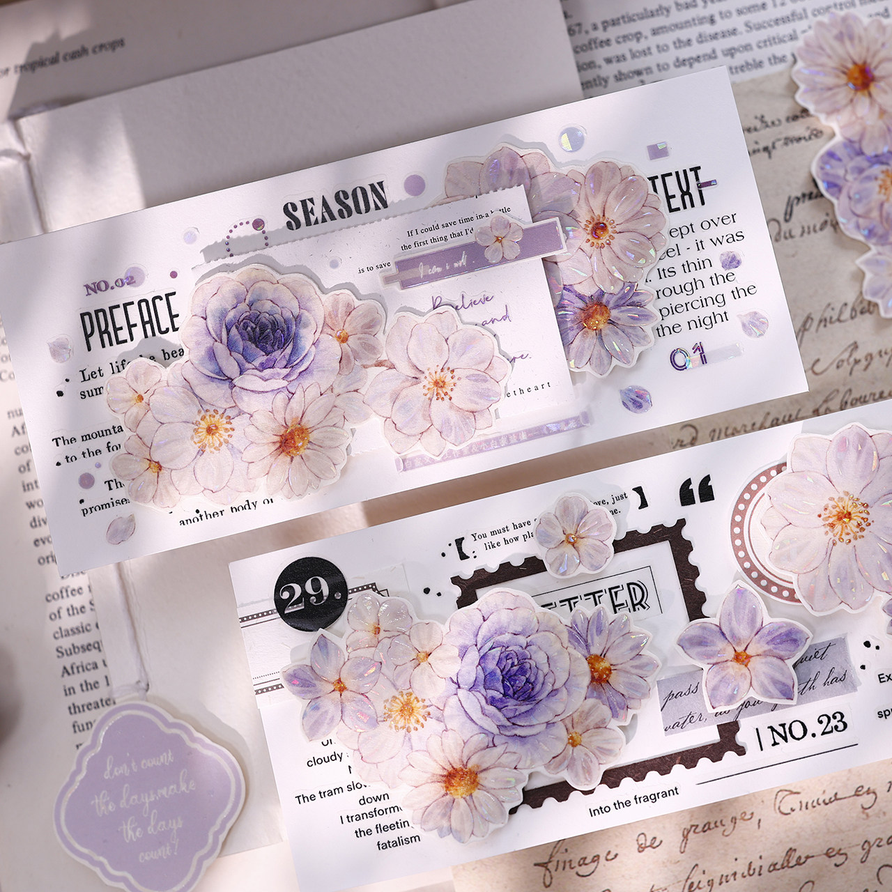 XiaoBaiJia Studio Vintage Pita - Washi Tape Set ulasan dan harga