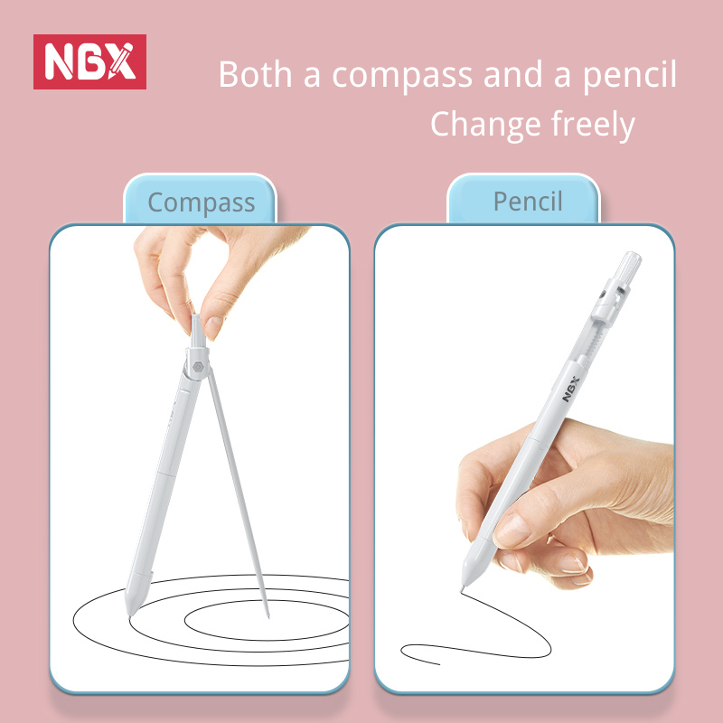 NBX Set Penghapus Penggaris Ga - Compass Geometry Set ulasan dan harga