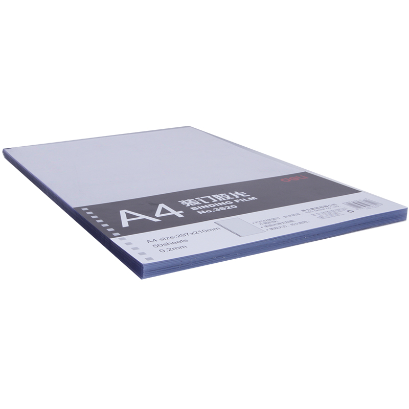 50 Buah Deli 3820 A4 PVC Film  - Binding Comb Plastic ulasan dan harga